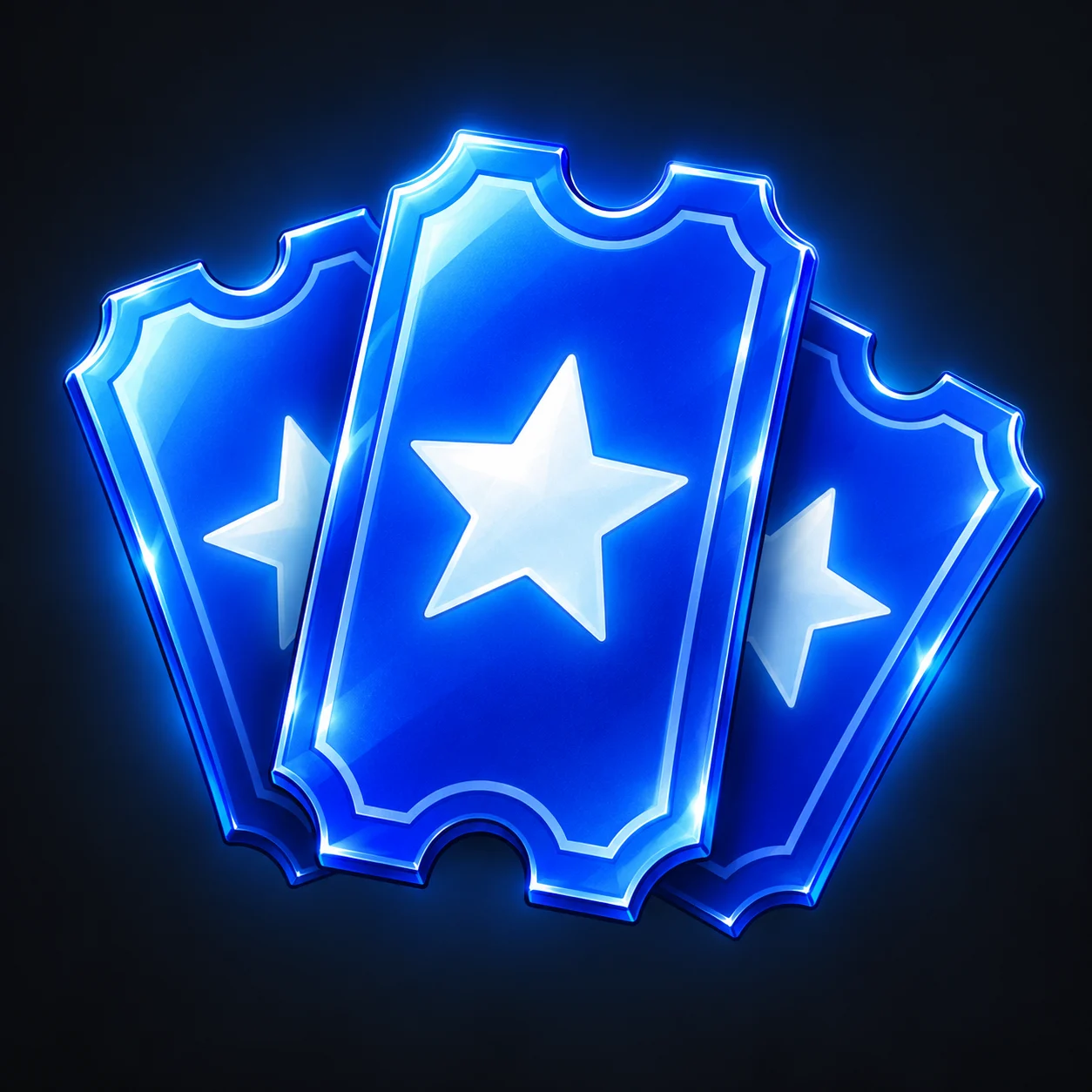 Blue ticket illustration for the codes page
